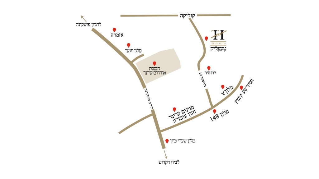 Map to Teplik Hotel, Pushkina 23B, Uman